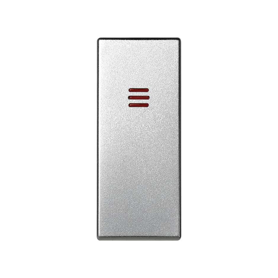 Tecla de 1 módulo con visor aluminio Simon 82