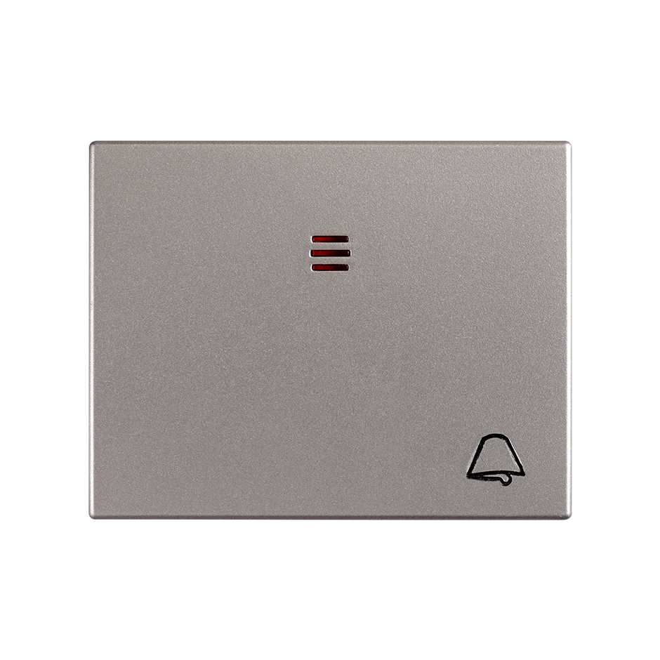 Tecla de 3 módulos con visor y logo de campana cava Simon 82