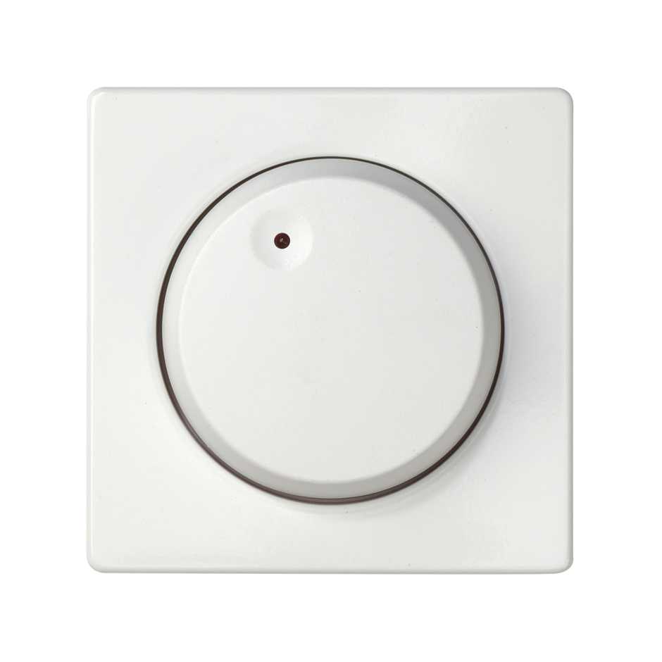 Plate for electronic rotary mechanisms with built-in red light white Simon 82