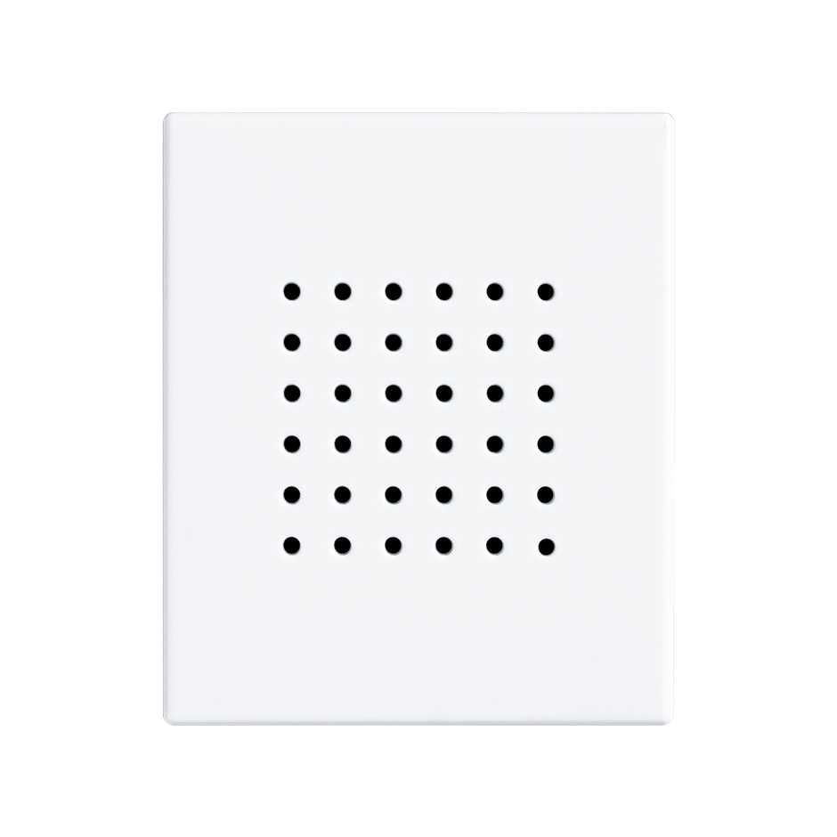 Tapa para timbre electrónico de 2 módulos blanco Simon 82