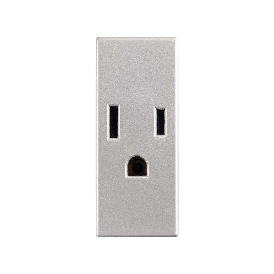 Socket 2P+T with safety 15A 127V~ champagne Simon 82