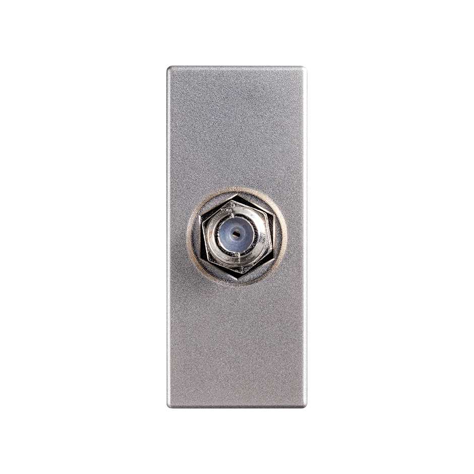 TV coaxial socket 1 module champagne Simon 82