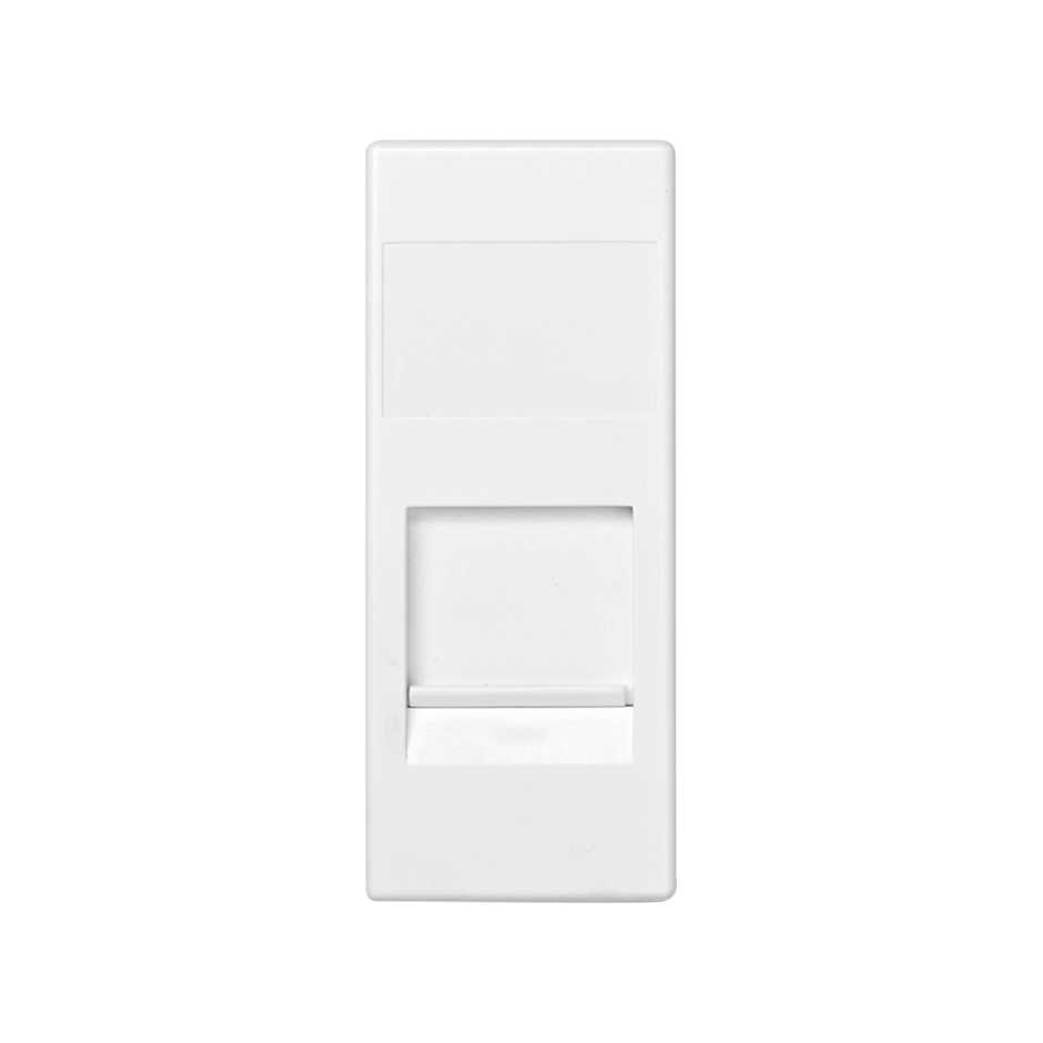 Telephone socket half element with 6 pins RJ12 white Simon 82 Centralisations