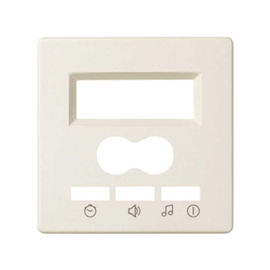 Plate for digital control 2 trunkings with intercom and display ivory Simon 82