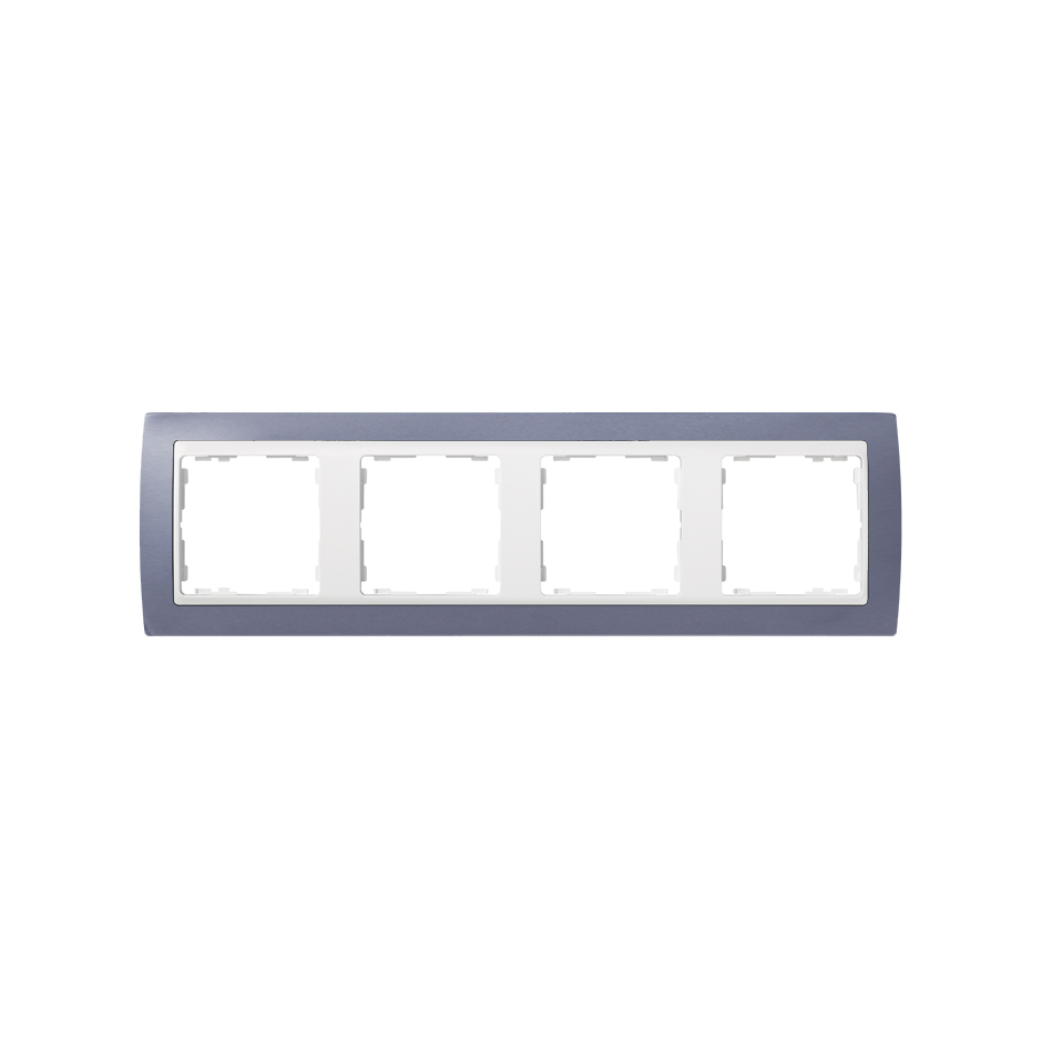 Frame for 4 elements lilac interior white Simon 82