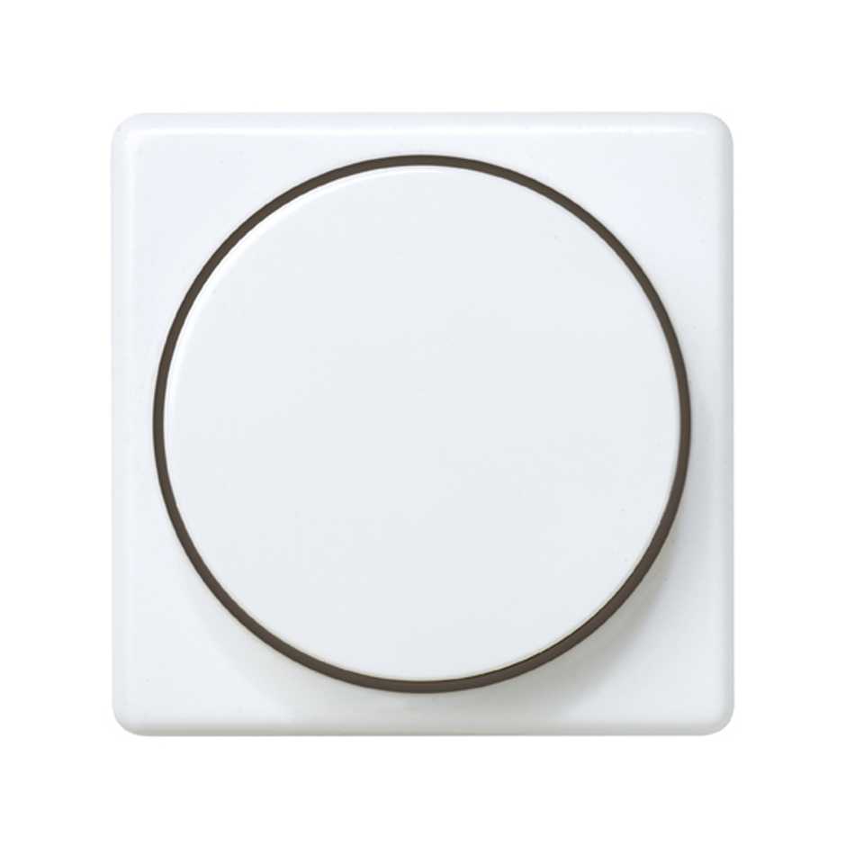 Plate for rotary electronic mechanisms white Simon 27 Play