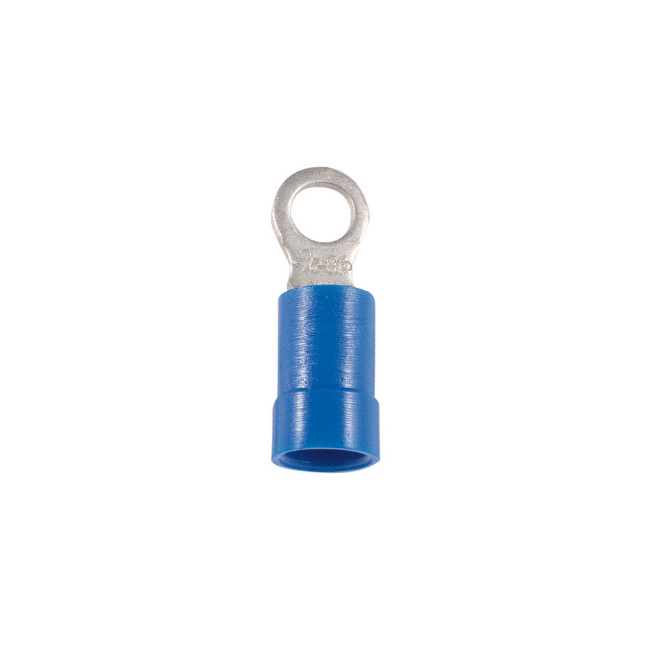 PRE-INSULATED ROUND TERMINAL 2.5MM² Ø5.3MM 10 UNITS BLUE Simon Brico