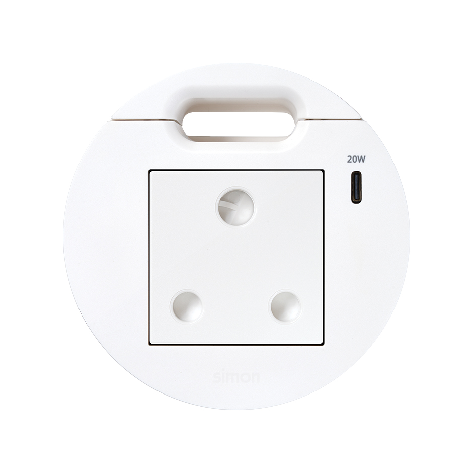 Kit Flash 90 consisting of south african modular power socket, USB ...