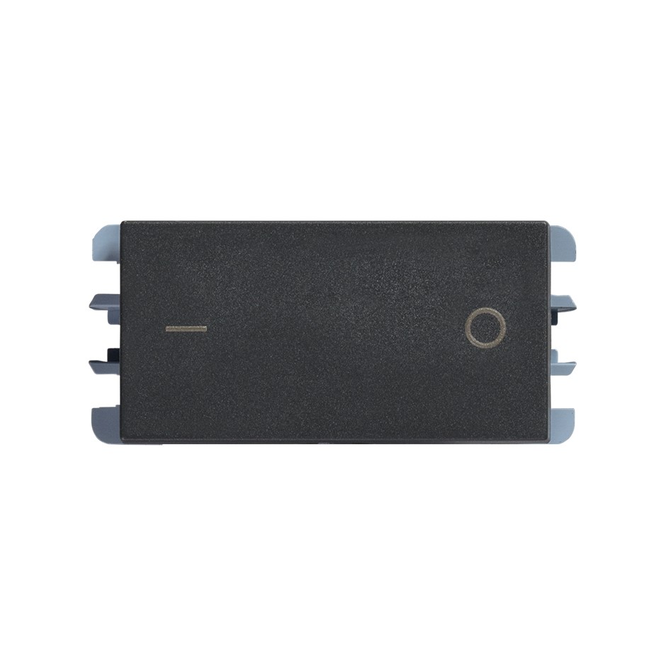 Interruptor bipolar 16A 127V~ grafito Simon 26
