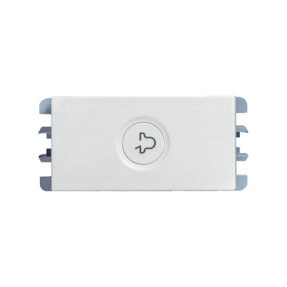 Pulsador unipolar campana con led 10A 127V~ blanco Simon 26
