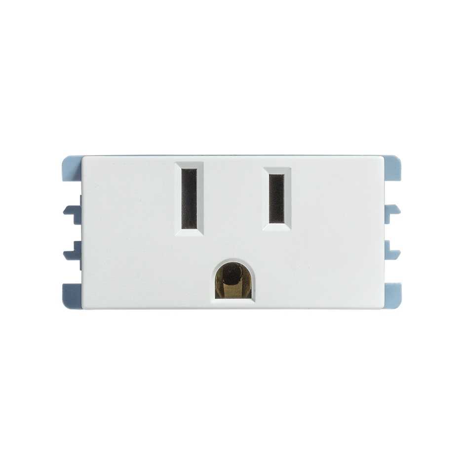 Toma corriente 2P+T 15A 127V~ blanco Simon 26