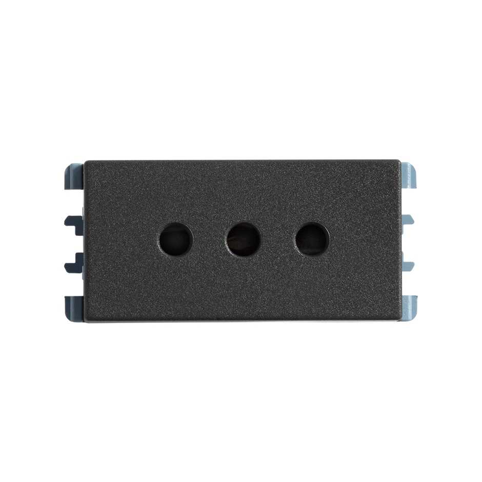 Toma corriente italiana P11 10A 127V~ grafito Simon 26