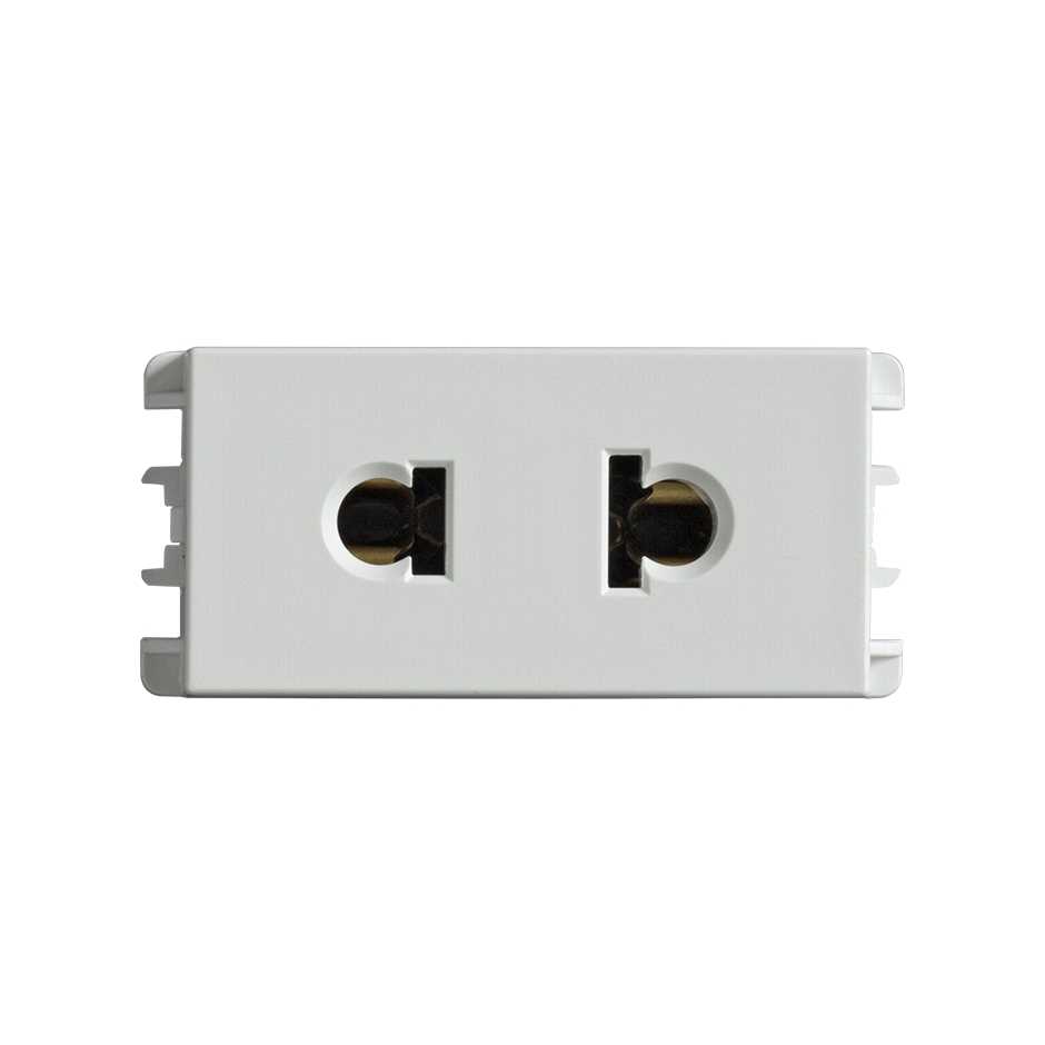 Toma corriente 2P euroamericana 16A 127V~ blanco serie Simon 26