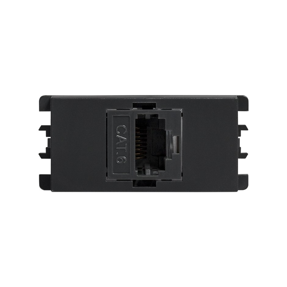Toma informática RJ45 Cat 6E UTP grafito Simon 26
