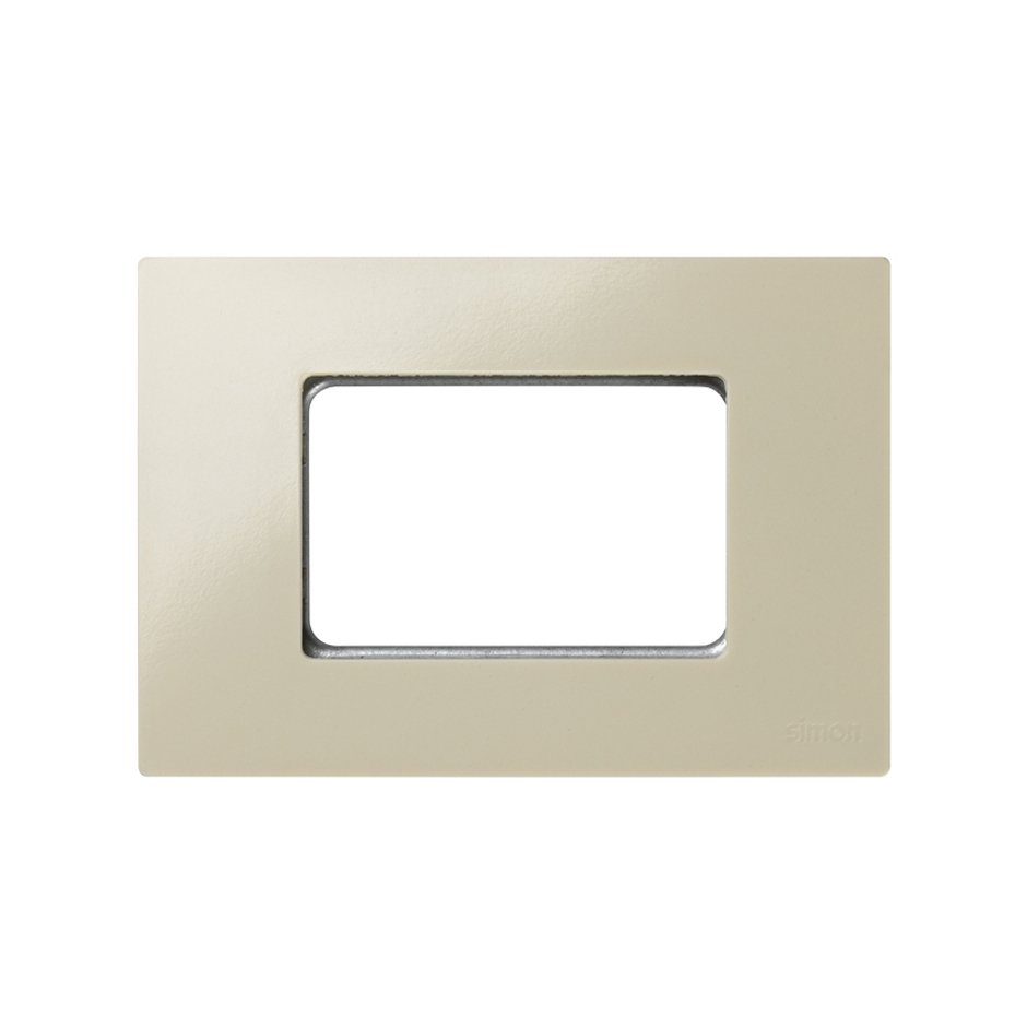 Frame, 3 half elements with frame holder for American box ivory Simon 27 Play