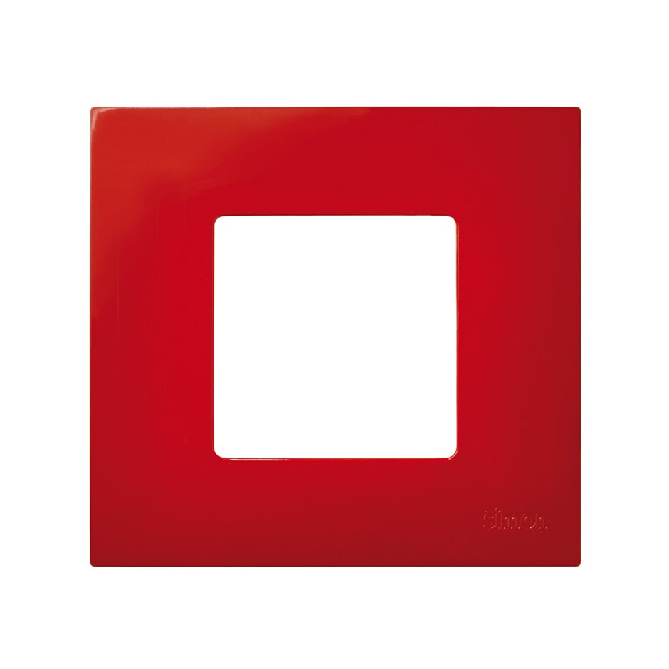 Interchangeable case for 1 element frame red Simon 27 Play