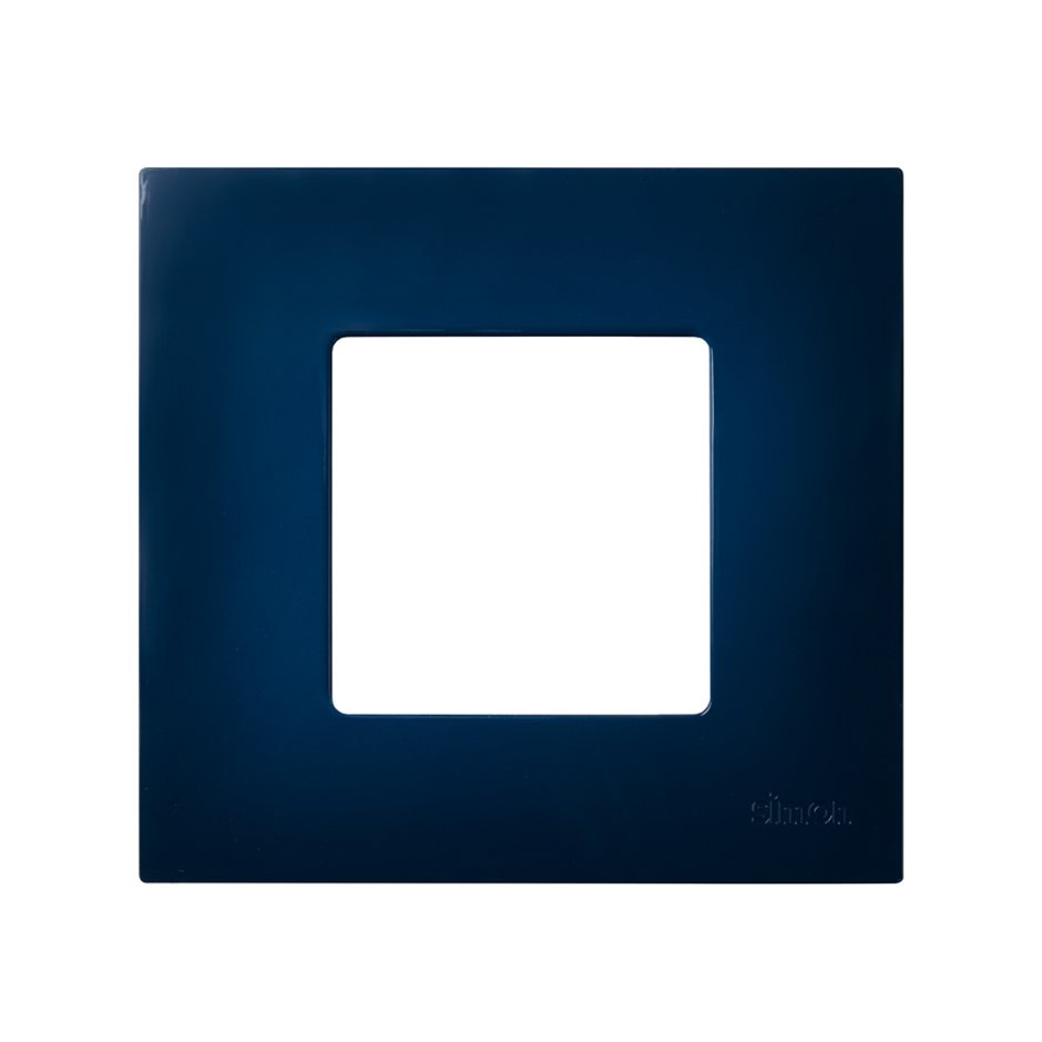 Interchangeable case for 1 element frame blue Simon 27 Play