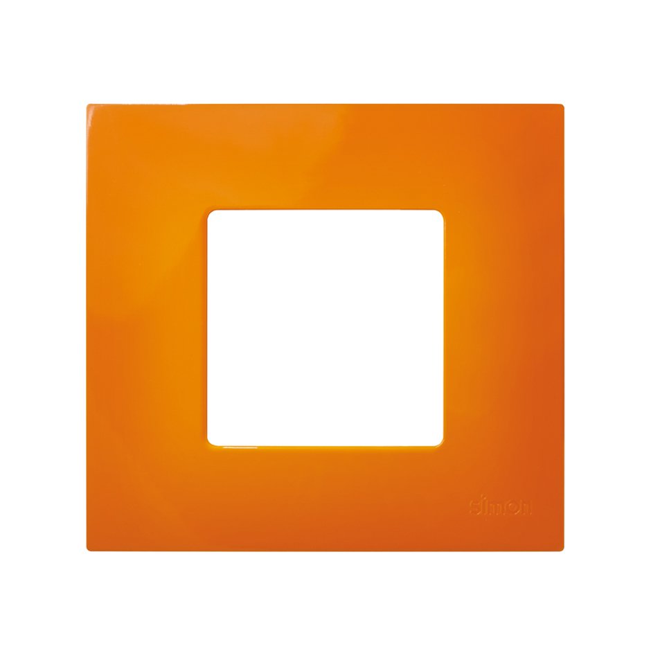 Interchangeable case for 1 element frame orange Simon 27 Play
