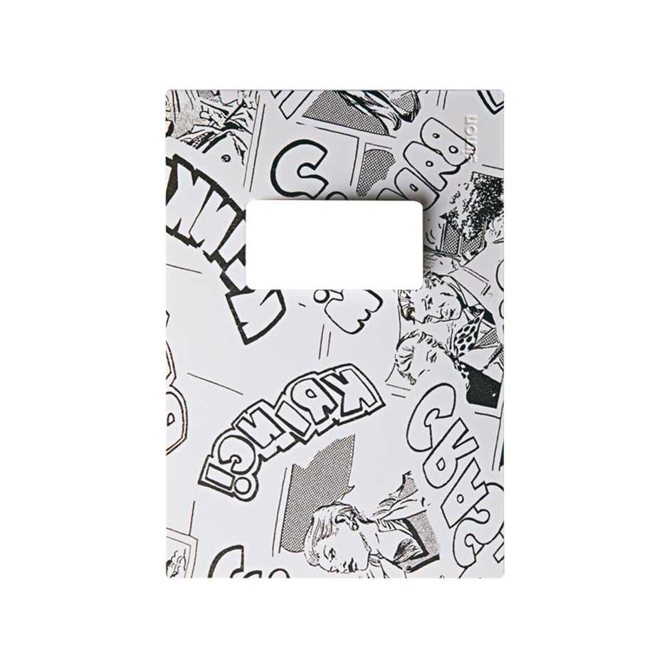 Placa de 1 posto 4x2 comic Simon 27 Play