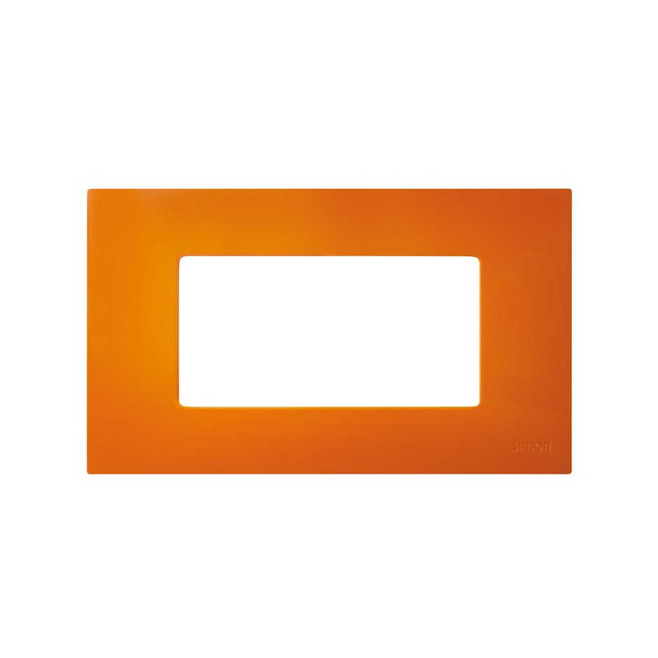 Interchangeable case for 4 half elements (2 elements) American frame orange Simon 27 Play