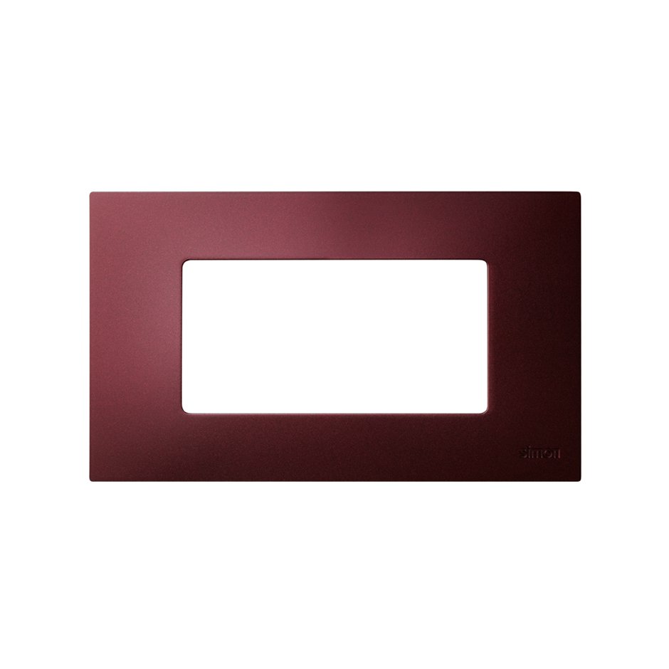 Interchangeable case for 4 half elements (2 elements) American frame arctic aubergine Simon 27 Play
