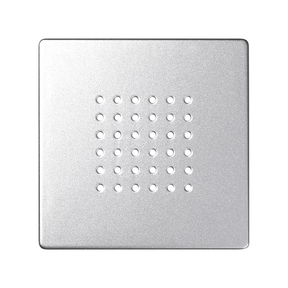 Placa para besouro-altifalante de 2 W alumínio frio Simon 82 Detail