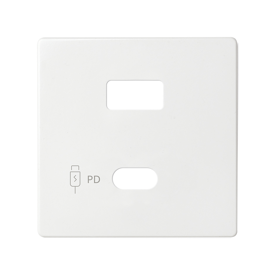 Cover for USB Charger A+C Quickcharge White Simon 82  
