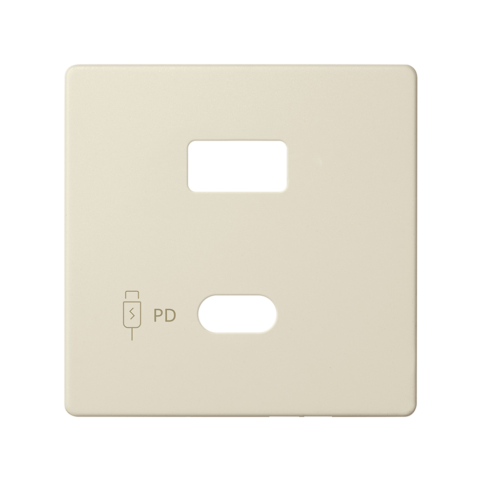 Cover for USB Charger A+C Quickcharge Ivory Simon 82  