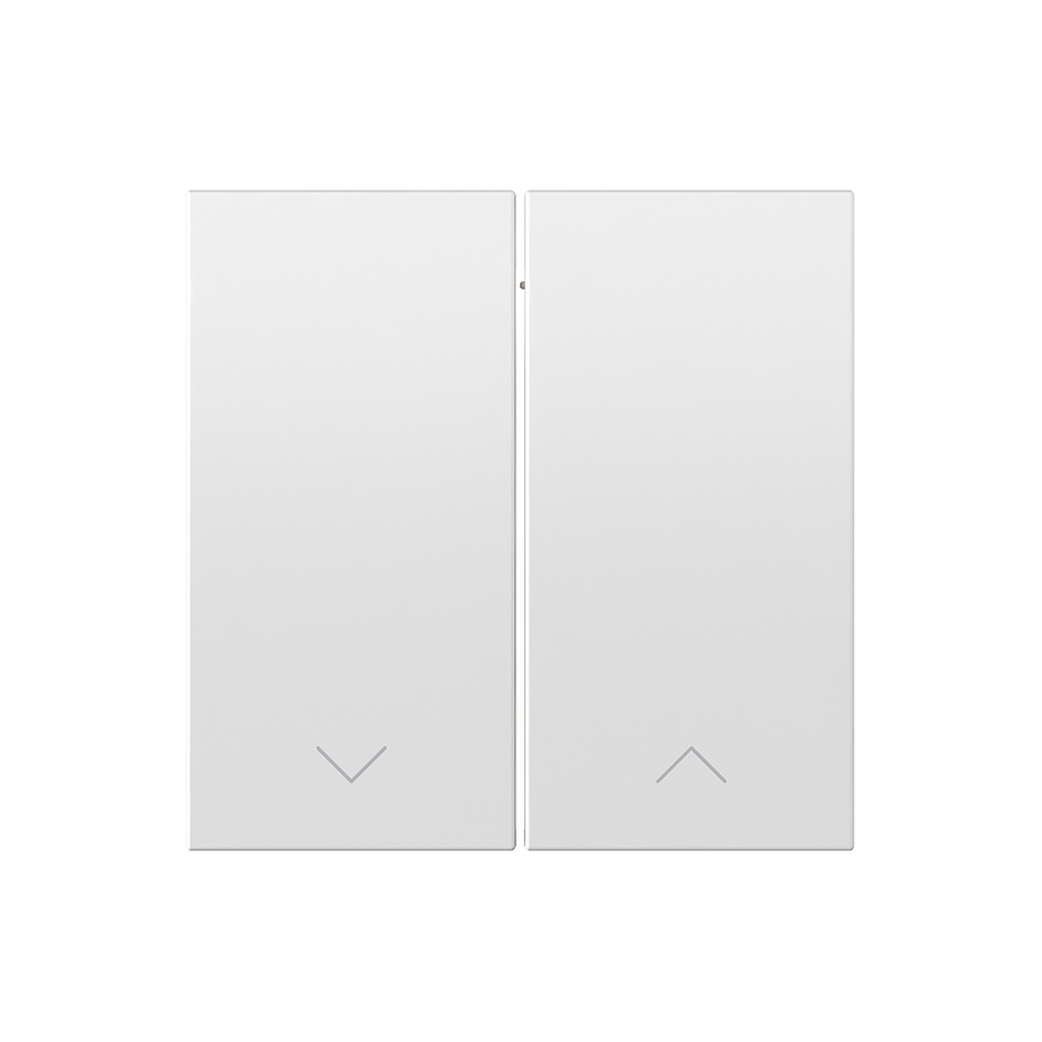 Double rocker for shutter mechanism push button white matte Simon 360