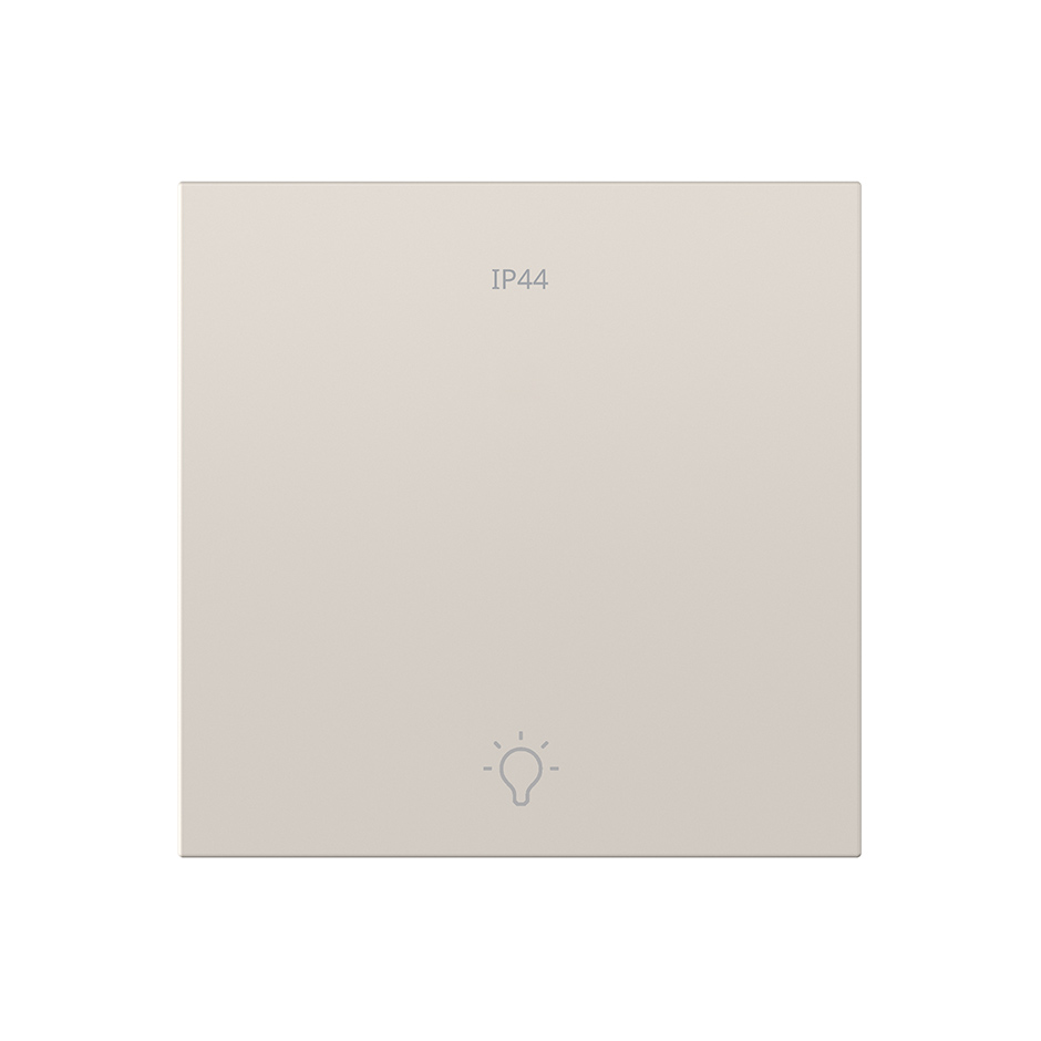 Tecla individual para pulsador con grabado luz IP44 pulsante arena mate Simon 360