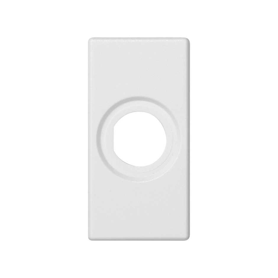Placa embelezadora para 1 conetor S-Vídeo de 1 elemento branco Simon K45