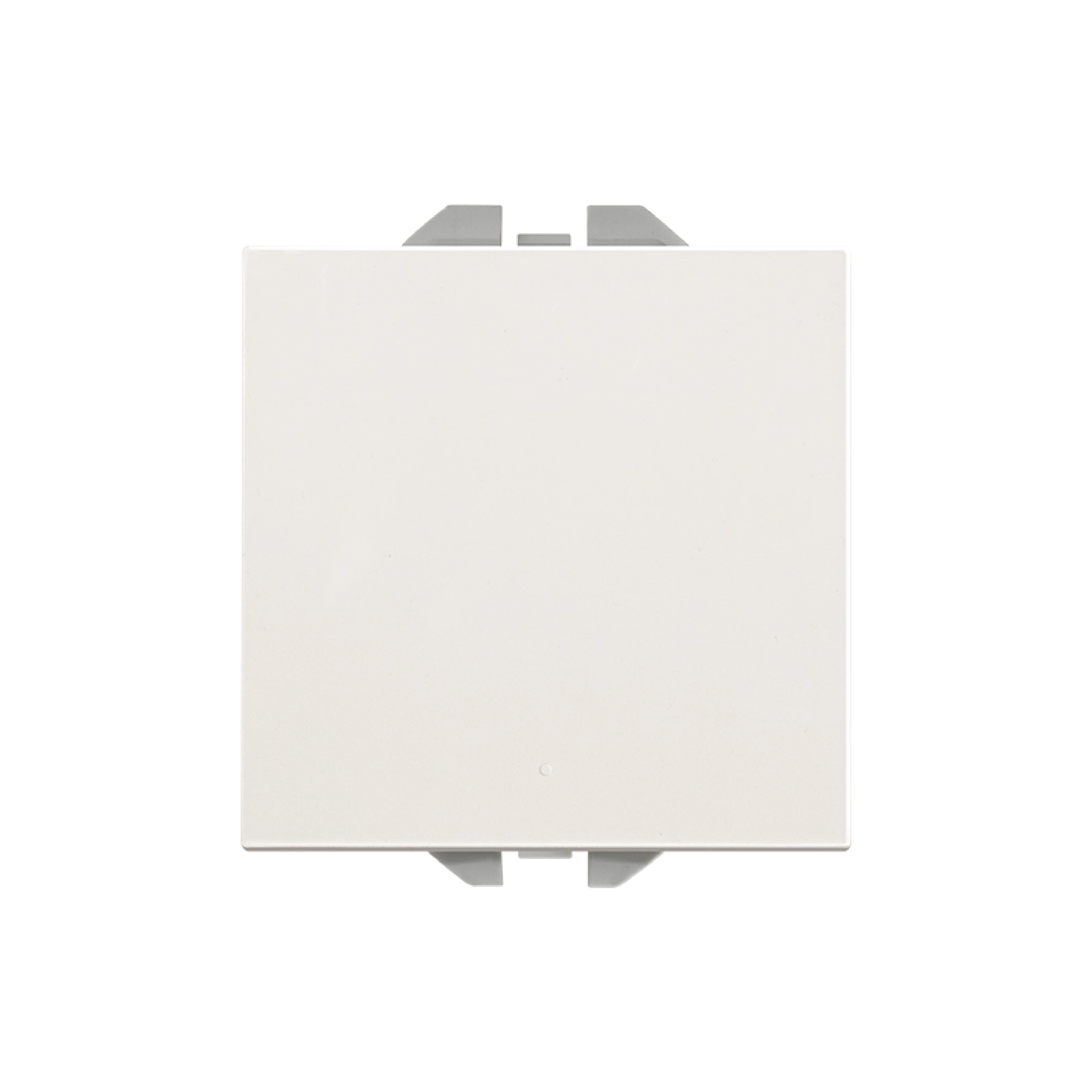 Interruptor unipolar pulsante 16AX 230V~ con sistema de embornamiento rápido blanco mate Simon 270