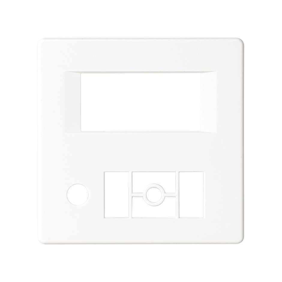 Enjoliveur radio digitale blanc Simon 82 Detail