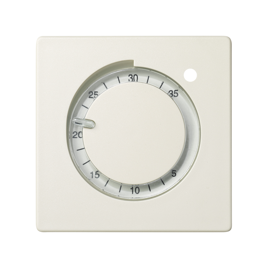 Enjoliveur thermostat ivoire Simon 82 Detail