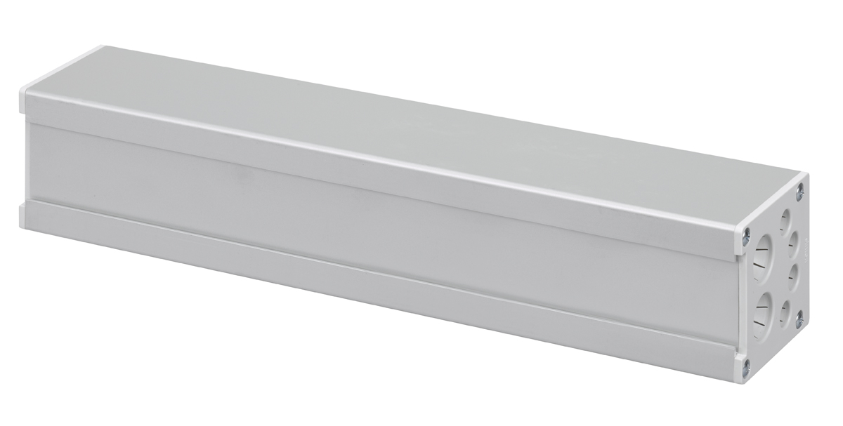 Perfil de alumínio Ofiblock Compact com 5 elementos branco Simon K45 ...