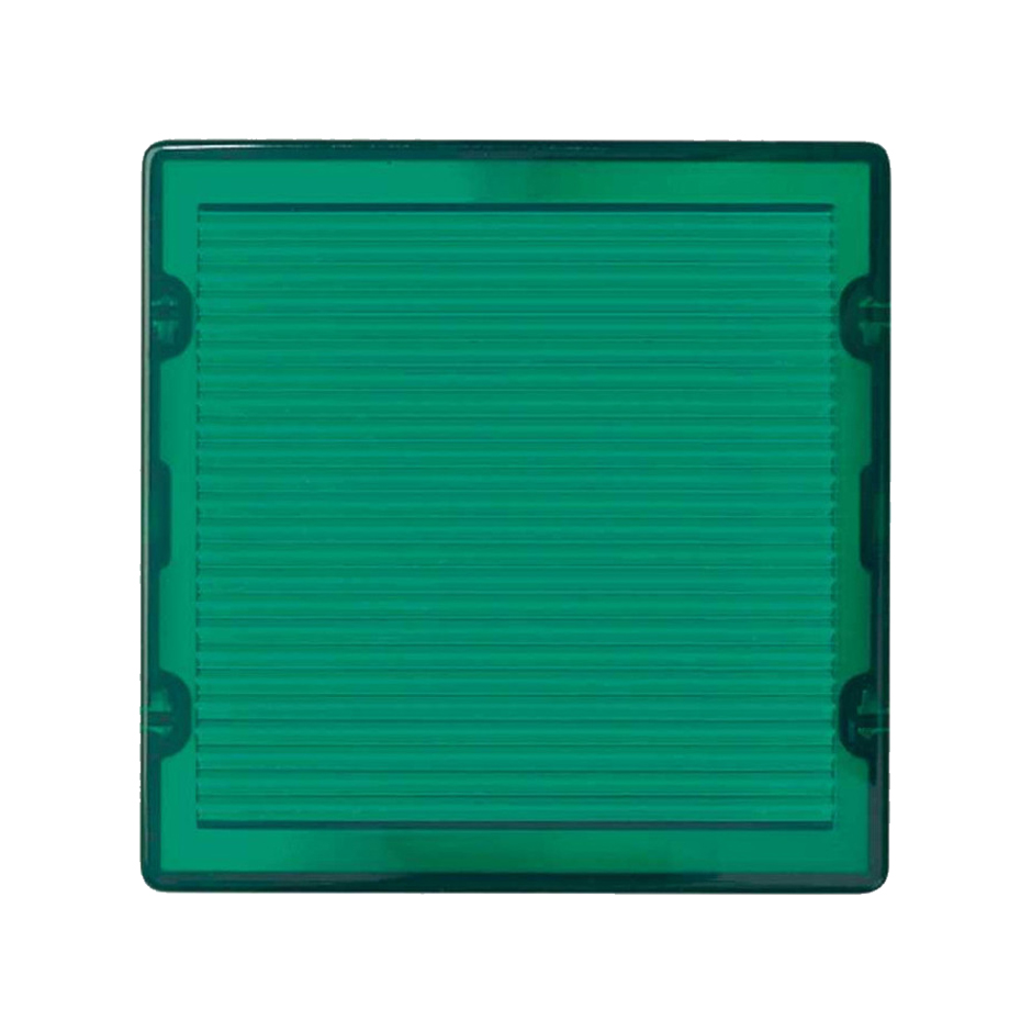 Tapa difusora verde para señalizador luminoso Simon 82