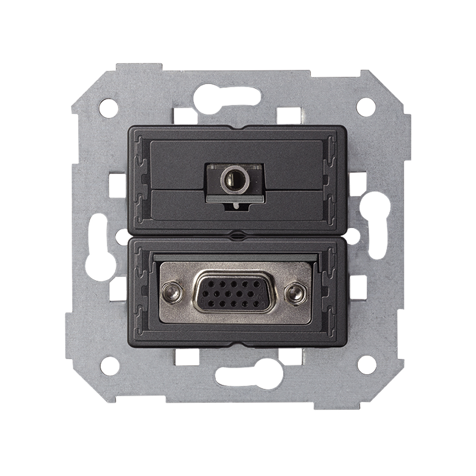 Conector VGA HD15 + mini-jack