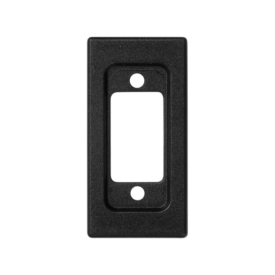 Plaque 1 élément pour 1 connecteur SUB-D9 (port série/VGA) noir Simon K45