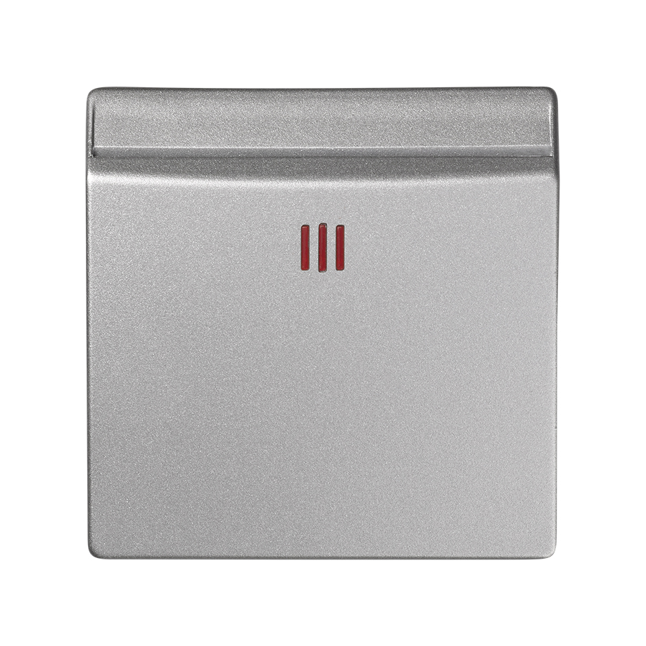 Viewer Cover for Hotel Card Switch Aluminium Simon 82