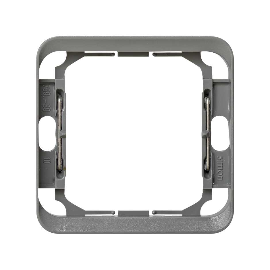 Intermediate piece for 1 element grey Simon 75