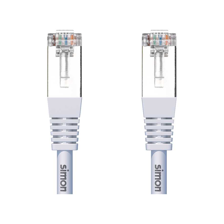 RJ45 CAT6 ETHERNET CABLE WHITE 3M SIMON