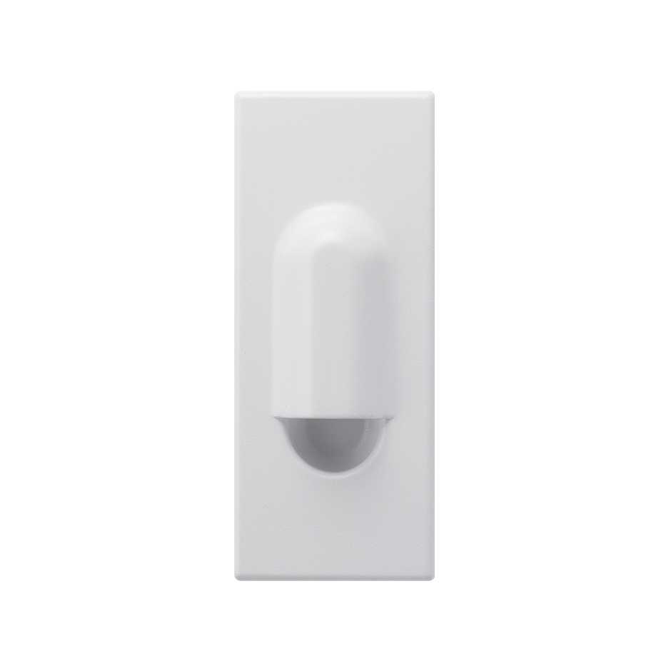 Saída de cabos de 1 módulo branco Simon 82