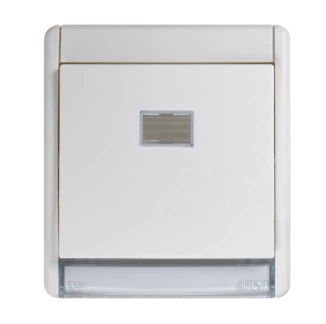 Croisement composable IP55 10AX avec système de connexion rapide blanc Simon Aqua
