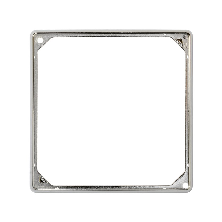 Trim frame for 1 element nickel Simon 27