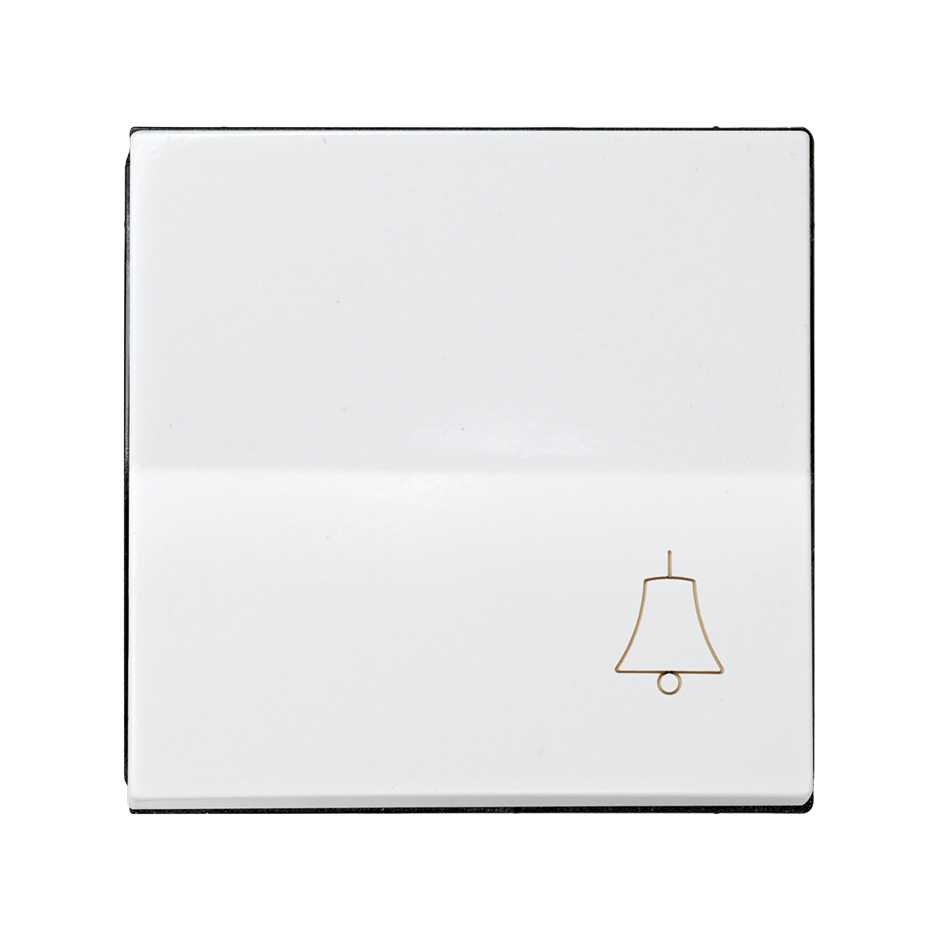 Single rocker with bell symbol for push button white Simon 28