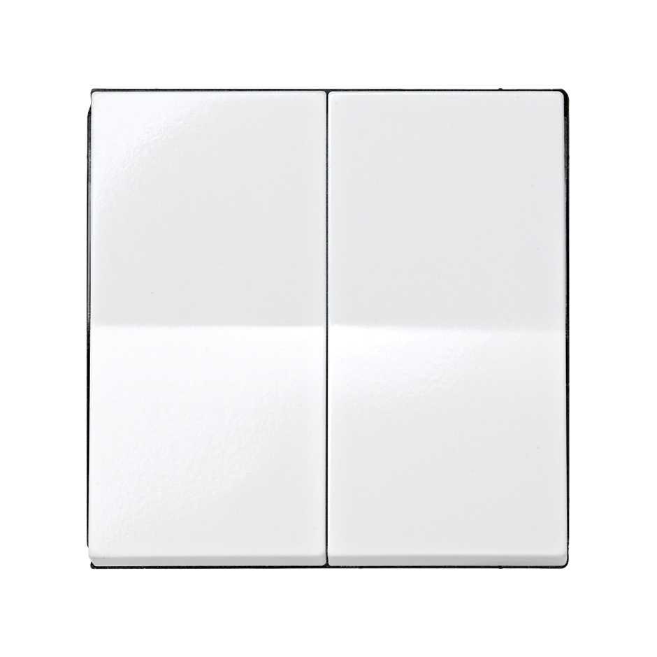 Tecla doble para mecanismos de mando blanco Simon 28
