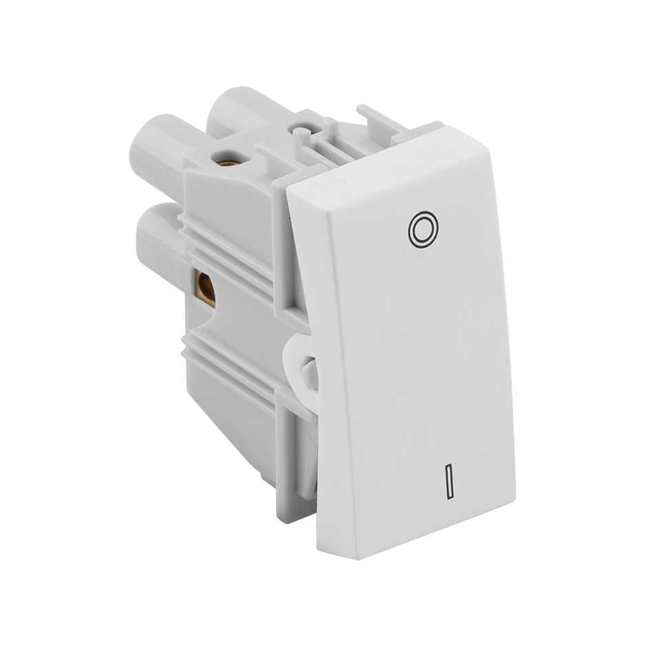 Interruptor bipolar simples 10 A 250V~ branco Simon 35