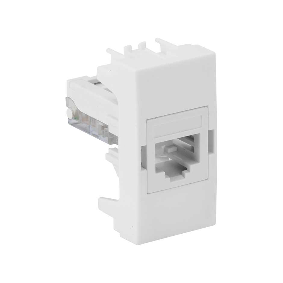 Tomada conector RJ45 CAT5E branco Simon 35