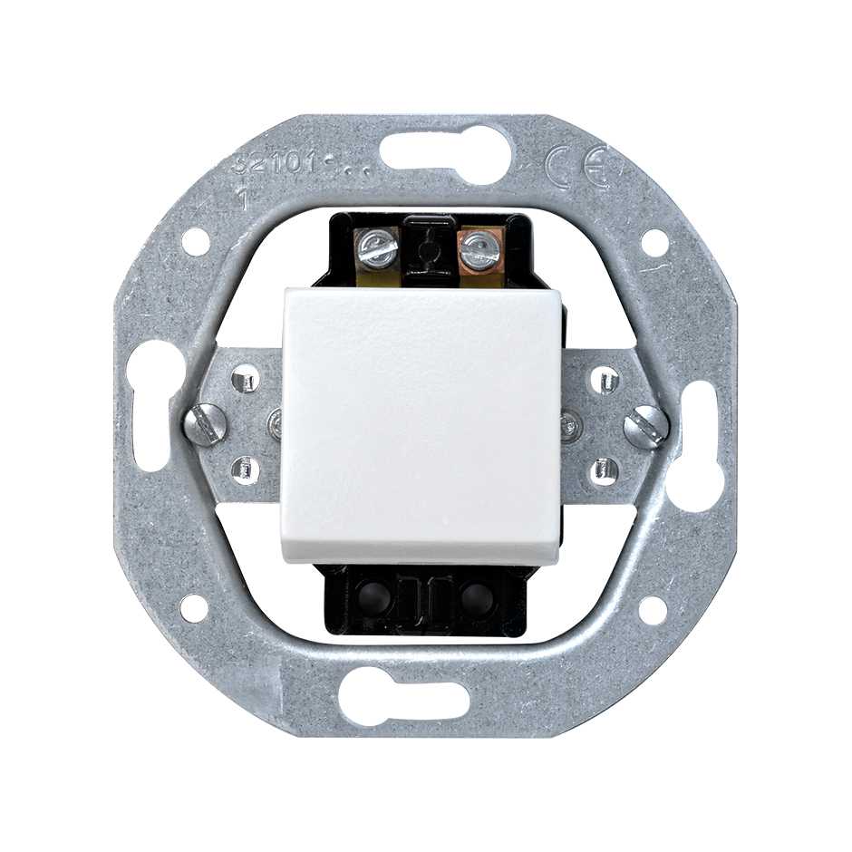 Single-pole switch 10AX 250V~ with screw terminal connection system white Simon 32