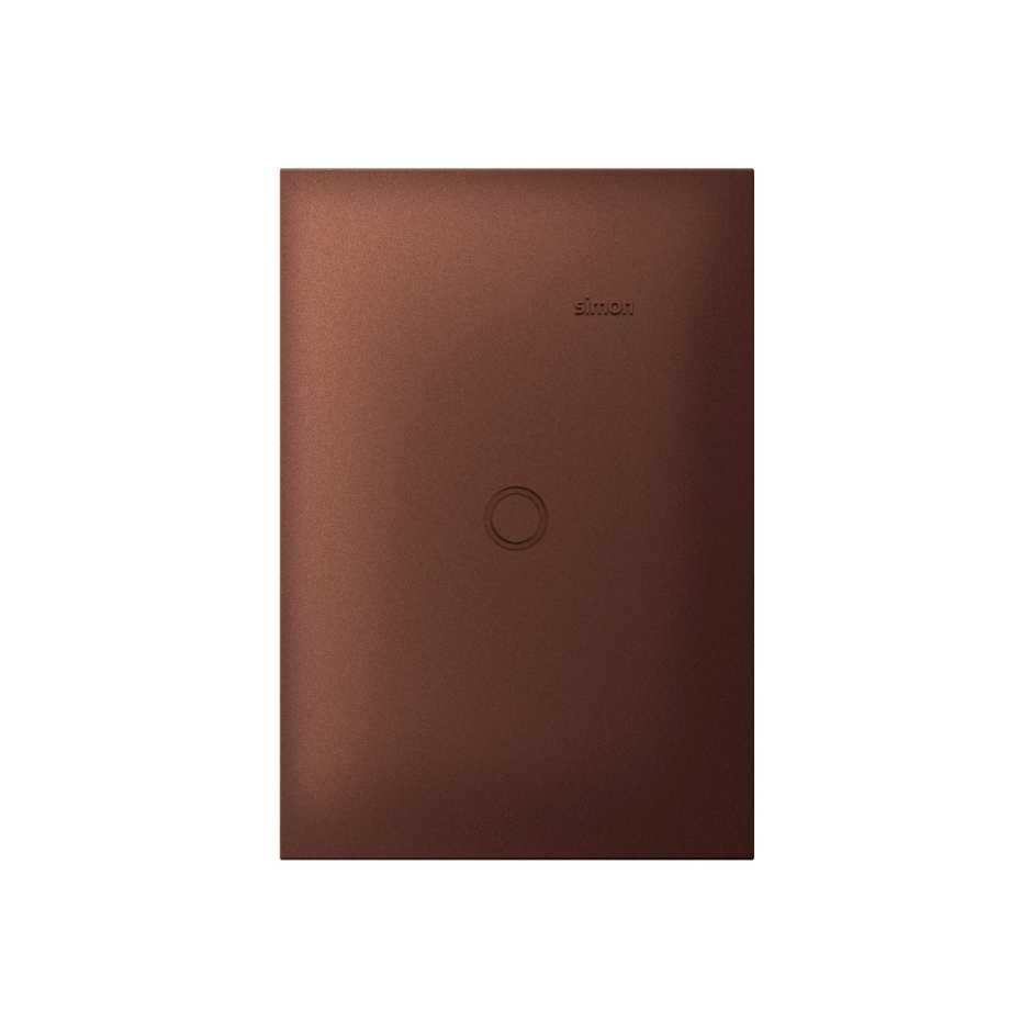 Placa cega 4x2 aço corten Simon 35